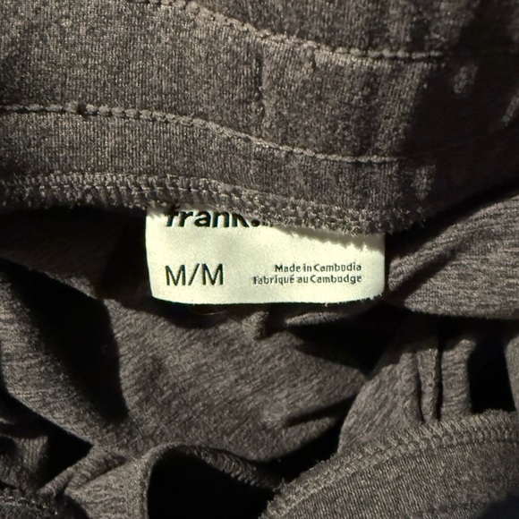 frank. By Frank & Oak Women's Blue and Brown Jogger Lounge Pants - Picture 2 of 14